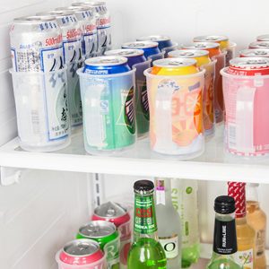 Can Organizer 4 Storage Boxes Kitchen Fridge - Image 5