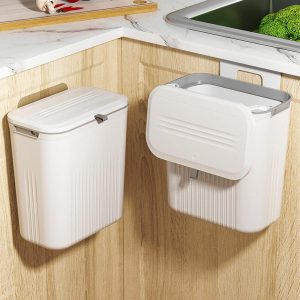 Hanging Trash Can with Lid - Image 8