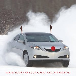 Christmas Reensers Car Accessories 3 pcs Set - Image 3