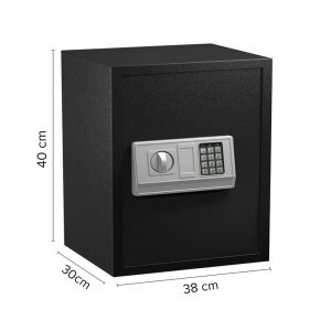 10.5KG Solid Steel Electronic Digital Safe Box With Double Locking Steel Bolts T-40EA (W38 x D30 x H40)cm - Image 3