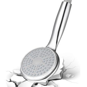 J&S 3-Pieces Shower Heads with Hose and Holder Set - Image 3