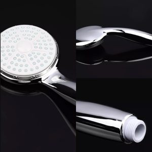 J&S 3-Pieces Shower Heads with Hose and Holder Set - Image 4
