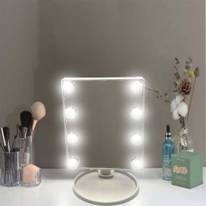 Rotating Illuminated Mirror with 8 Lights - JX-541 B - Image 3