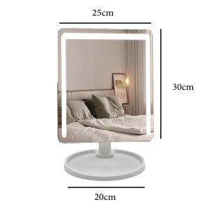 Rotating Illuminated Mirror with LED Lights - JX-541A - Image 3