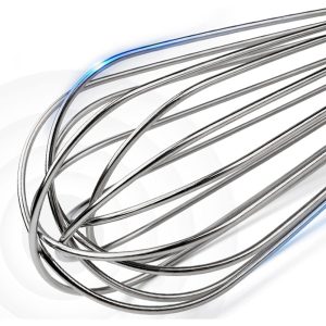 2 Pcs Set Stainless Steel Manual Handheld Mixer - Image 5