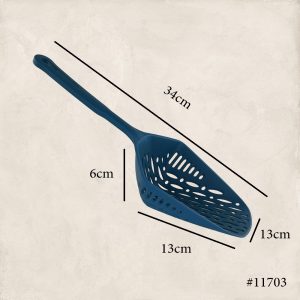 Food Scoop Colander Strainer Slotted Spoon with Handle - Image 4