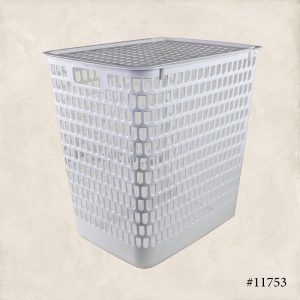 High Flexible Laundry Basket with Handles & Lid - Image 3