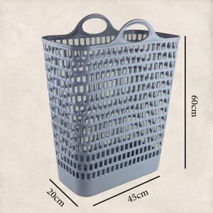 High Flexible Laundry Basket with Handles - Image 3