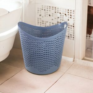 Oval Flexible Laundry Basket with Handles - Image 4