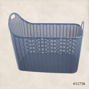 Short Flexible Laundry Basket with Handles - Image 1