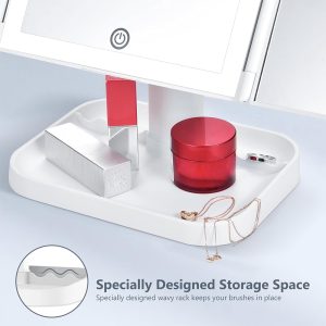 Makeup Mirror Trifold With LED light - Image 7