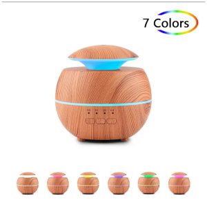 Aroma Diffuser, Humidifiers Cool Mist Wood Grain - Image 3
