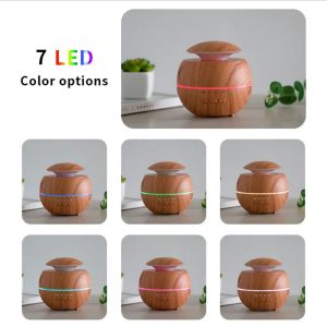 Aroma Diffuser, Humidifiers Cool Mist Wood Grain - Image 4