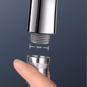 J&S 3-Pieces Shower Heads with Hose and Holder Set - Image 6