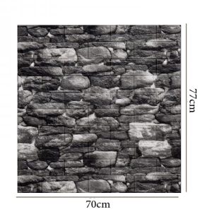 3D Self Adhesive Brick Wall Signs Vintage Brick Design 77 x 70 cm - Image 6