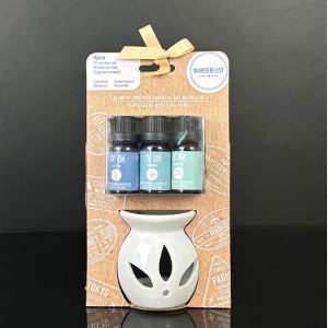 Ceramic Oil Burner With 3 Bottles Of Essential Oil 10 ml - Image 4
