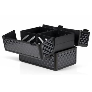 Makeup Case Black Diamond Large Black (L21 X W32 X H26)Cm - Image 4