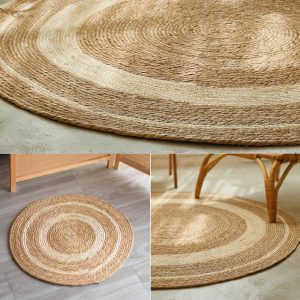 Natural Jute Rug for Living Room,Dining Room,Bed Room,Kitchen - Image 5