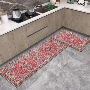 2-Pieces Kitchen Non-slip Floor Mats Set - Image 6