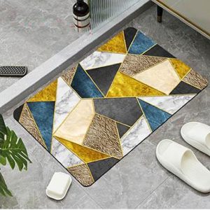 Anti-Slip Bathroom Mat Quick Drying (L50 x W80 x T0.25)cm - Image 6