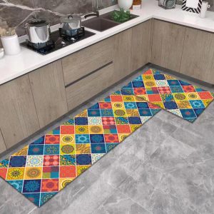 2-Pieces Kitchen Non-slip Floor Mats Set - Image 8