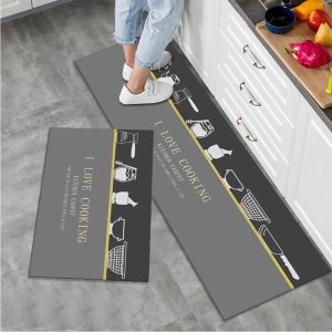 2-Pieces Kitchen Non-slip Floor Mats Set - Image 9