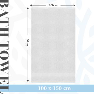 100x150 cm Highly Absorbent and Quick Dry Bath Towel - Image 5