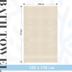 100x150 cm Highly Absorbent and Quick Dry Bath Towel - Image 7