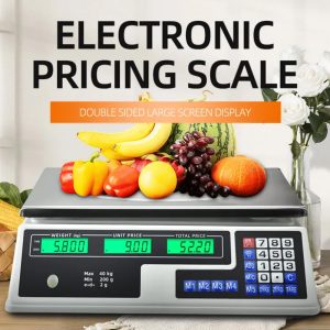 40Kg Rechargeable Electronic Digital Pricing & Weighing Scale - Image 4