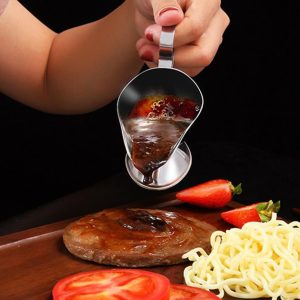 Stainless Steel Gravy Boat Sauce - Image 3