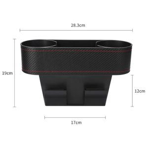 Microfiber Design Car Cup Holder Car Seat Organizer - Image 6