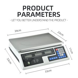 40Kg Rechargeable Electronic Digital Pricing & Weighing Scale - Image 7