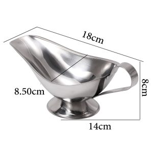 Stainless Steel Gravy Boat Sauce - Image 5