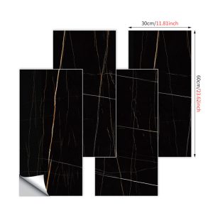 High Gloss Marble Effect PVC Wall Sticker Self Adhesive - Image 6