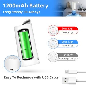 Foldable Water Pump Dispenser 1200mAh - Image 5