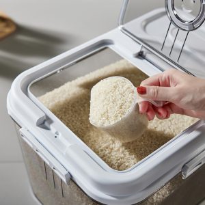 Grain Dispenser, Reusable Cereal Dispenser, Rice Storage Containers Box - Image 4