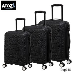 AtoZ Traveler, IT luggage Textured Trolley Bag Set of 3 Pcs - Image 5