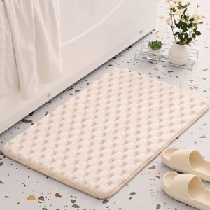Bathroom non-slip Conical pattern quick dry foot mat 50x80cm - Image 5