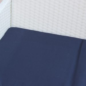 4-Piece Rattan Patio Set with Navy Cushions (2+1+1+Table) - Image 4