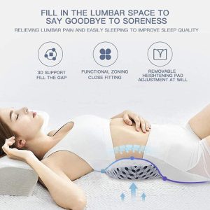 Memory Foam Back Support Pillow for Car and Office Chair - Image 3