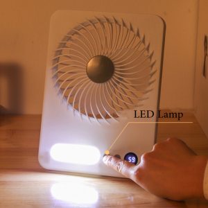 Rechargeable Fan USB Charging With LED (JK-F668) - Image 4