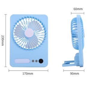 Rechargeable Fan USB Charging With LED (JK-F668) - Image 5