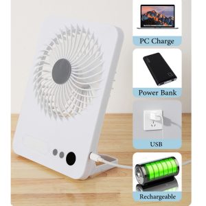 Rechargeable Fan USB Charging With LED (JK-F668) - Image 6