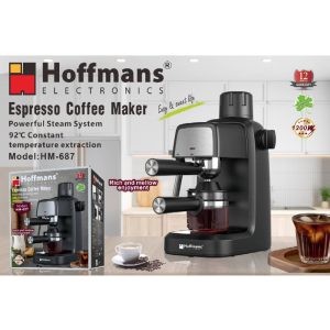 Hoffmans HM-687, Automatic Espresso Coffee Machine, 1200W - Image 5
