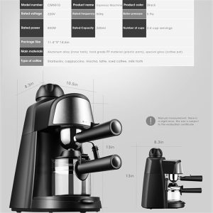 Hoffmans HM-687, Automatic Espresso Coffee Machine, 1200W - Image 4