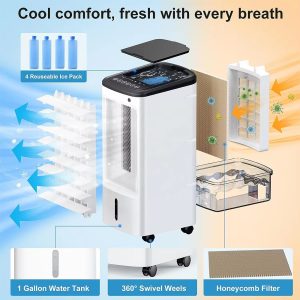 Sokany SK-19017, Portable Air Conditioner Cooler Fans - Image 4