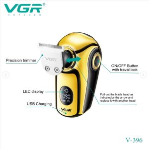 Vgr V-396, 6-in-1 Waterproof Ipx7 Electric Rotary Shaver - Image 5