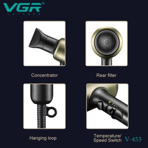 Vgr V-453, 2200W Professional Hair Dryer - Image 6