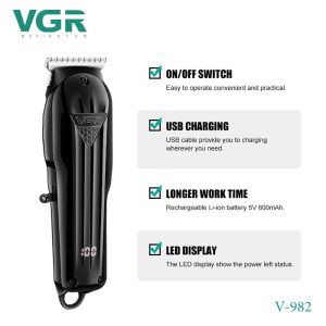 Vgr V-982, Professional Hair Clipper & Trimmer - Image 3