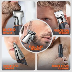 DSP 90642, 5-In-1 Rechargeable IPX6 Grooming Set - Image 7